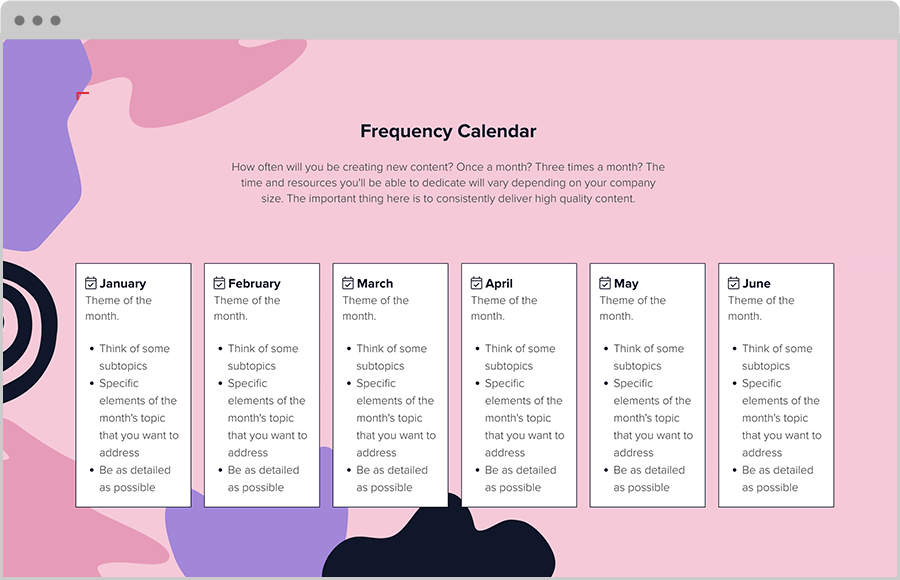 Frequency Calendar