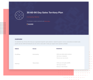 30-60-90 Day Sales Territory Plan Template