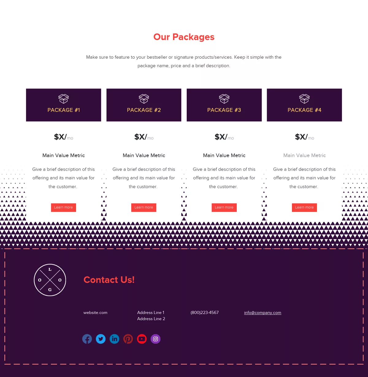 Include A Footer With Your Company’s Contact Information