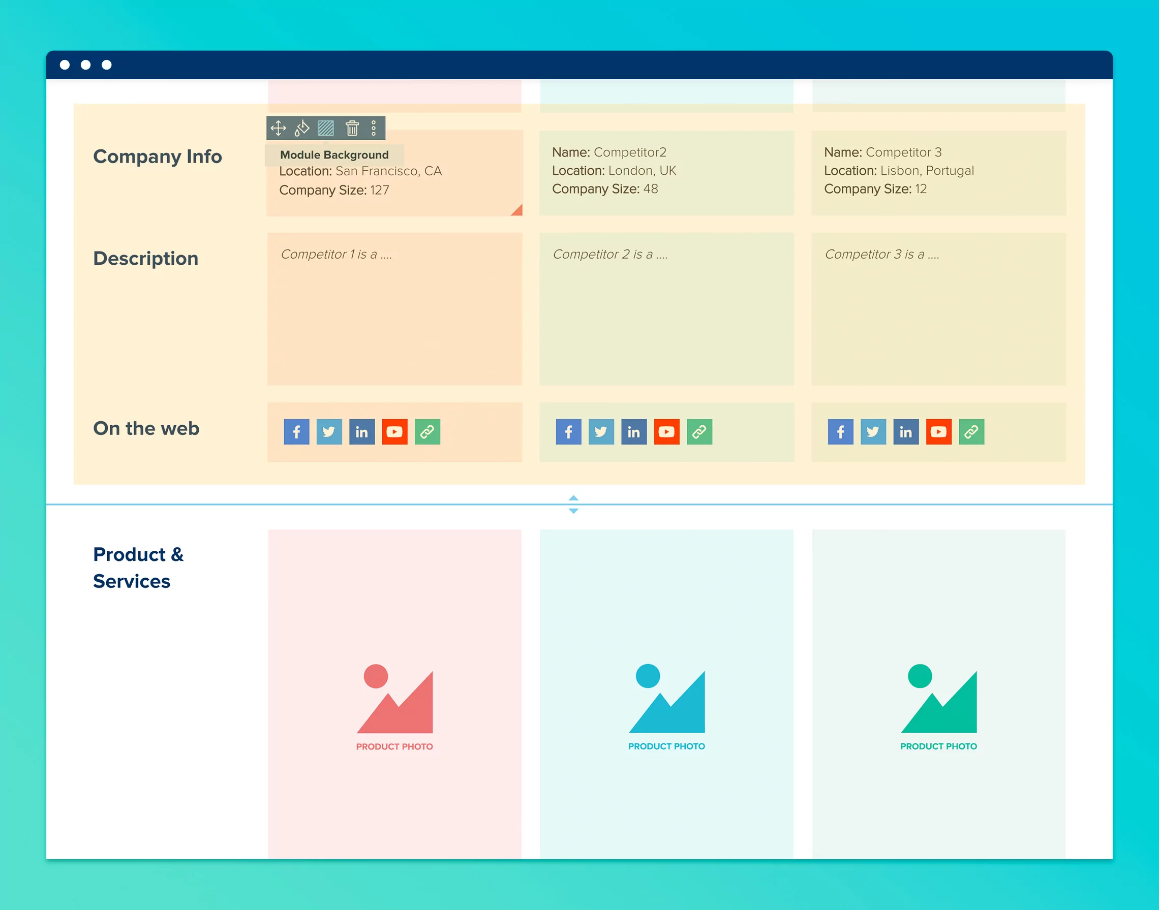 Competitive Analysis Tools Competitive Analysis, Xtensio, Brief Overview