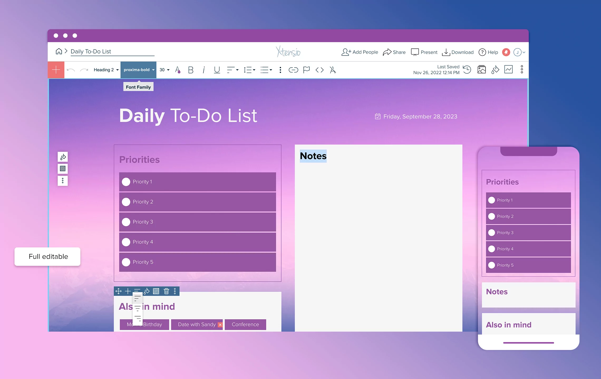 Daily To-Do List