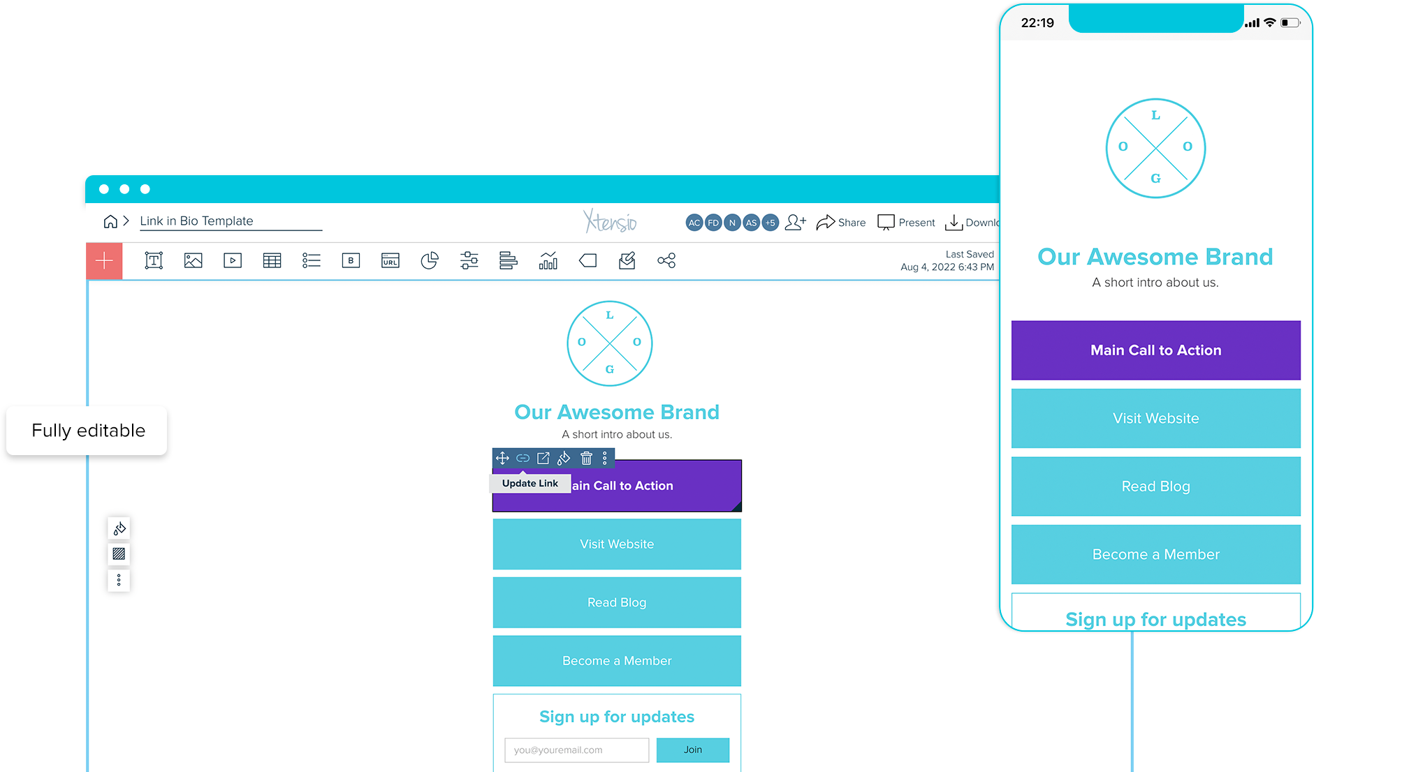 Link In Bio Template