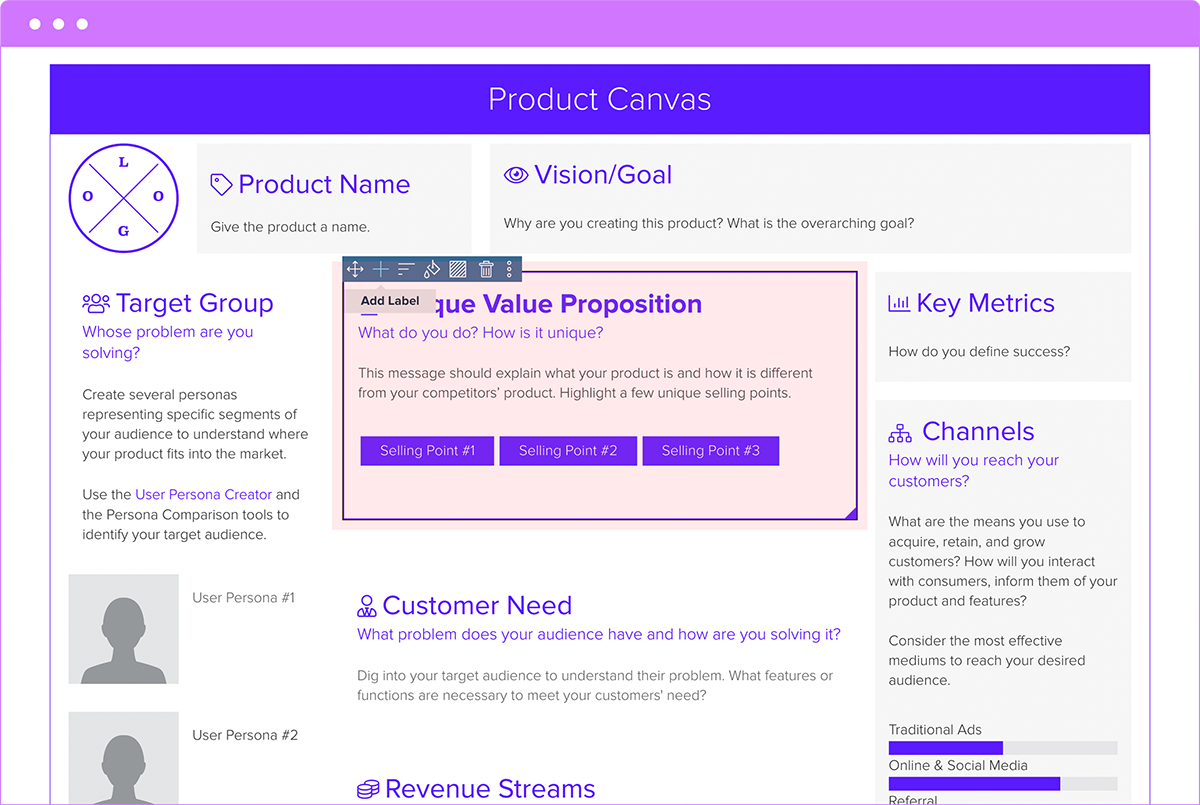 How To Create A Product Canvas | Define Your Unique Value Proposition