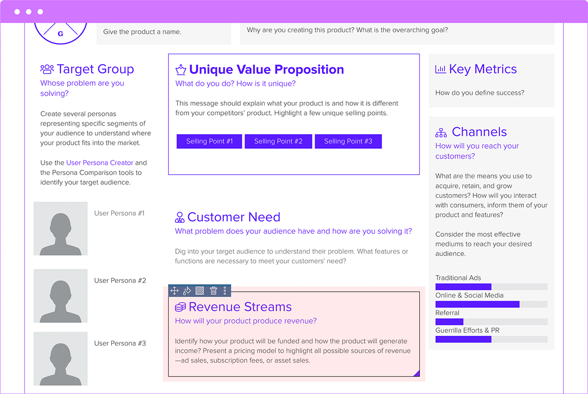 How To Create A Product Canvas (With Template &Amp; Examples) | Xtensio | 2025