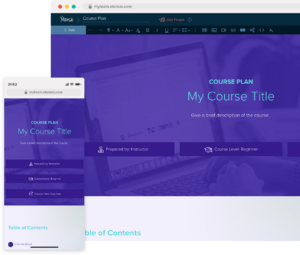 Course Plan Template
