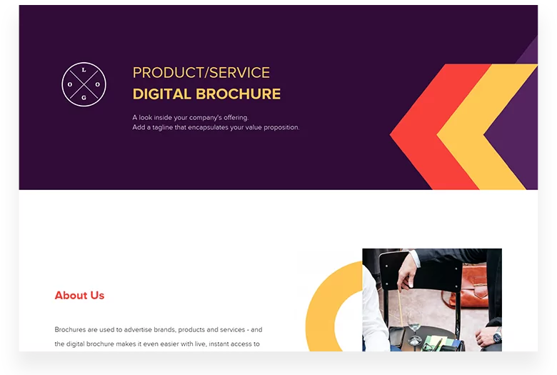 Digital Brochure Template