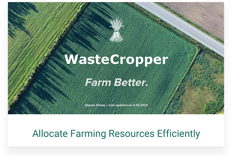 Environmental Tech Company Pitch Deck Example