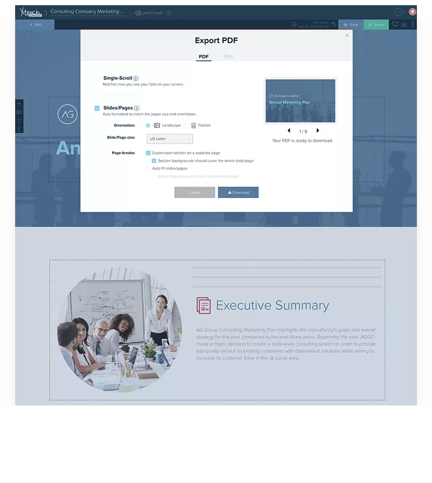 Annual Marketing Plan Template