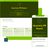 Quarterly Pr Report Template