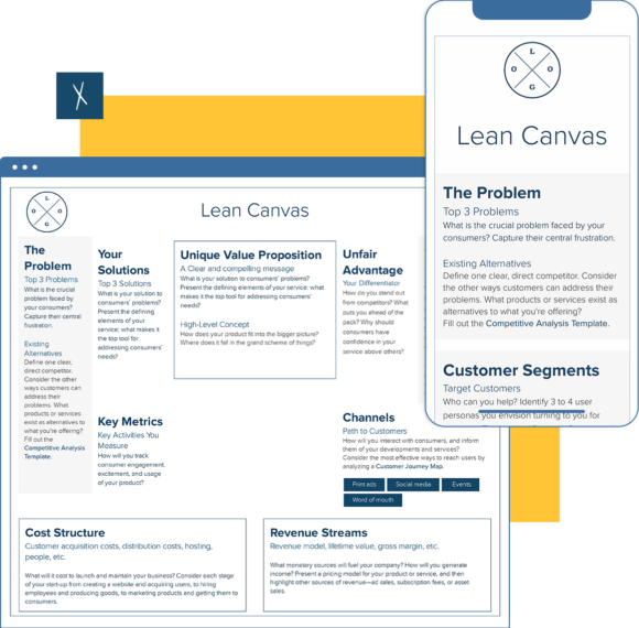 Click To Create Your Free Lean Canvas! Lean Canvas Template