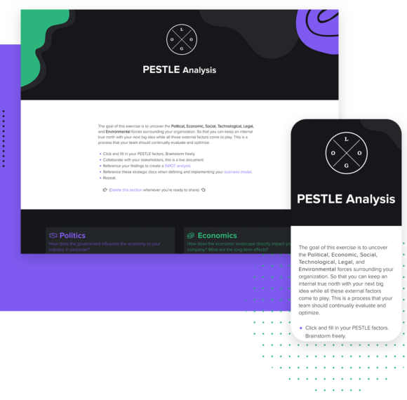 Pestle Analysis Template | Xtensio | 2025