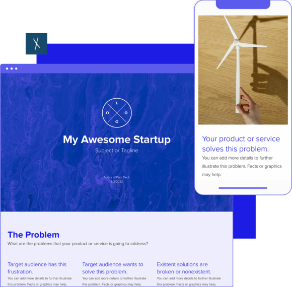 Click To Create Your Free Pitch Deck! Pitch Deck Template