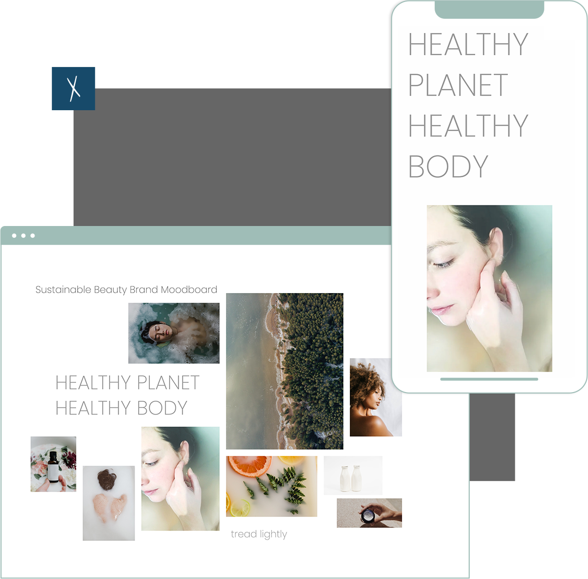 Click To Create Your Free Customer Journey Sustainable Brand Mood Board Template