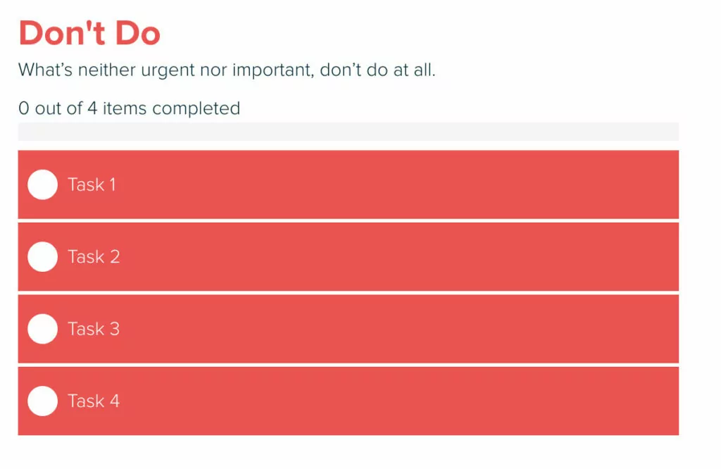 How To Use The Eisenhower Matrix - Neither Urgent Nor Important