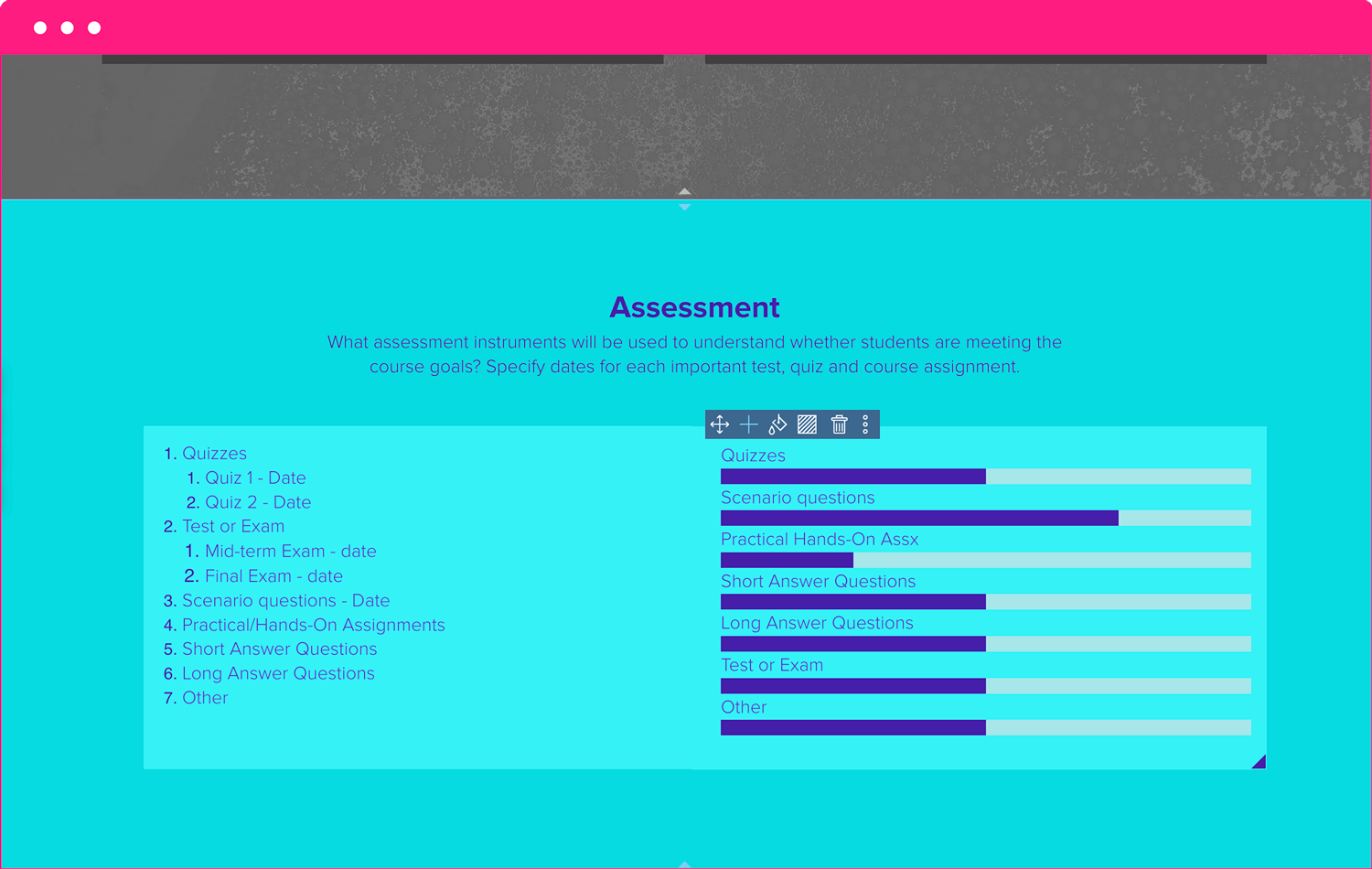 How To Plan A Course Plan Outline | Assessment