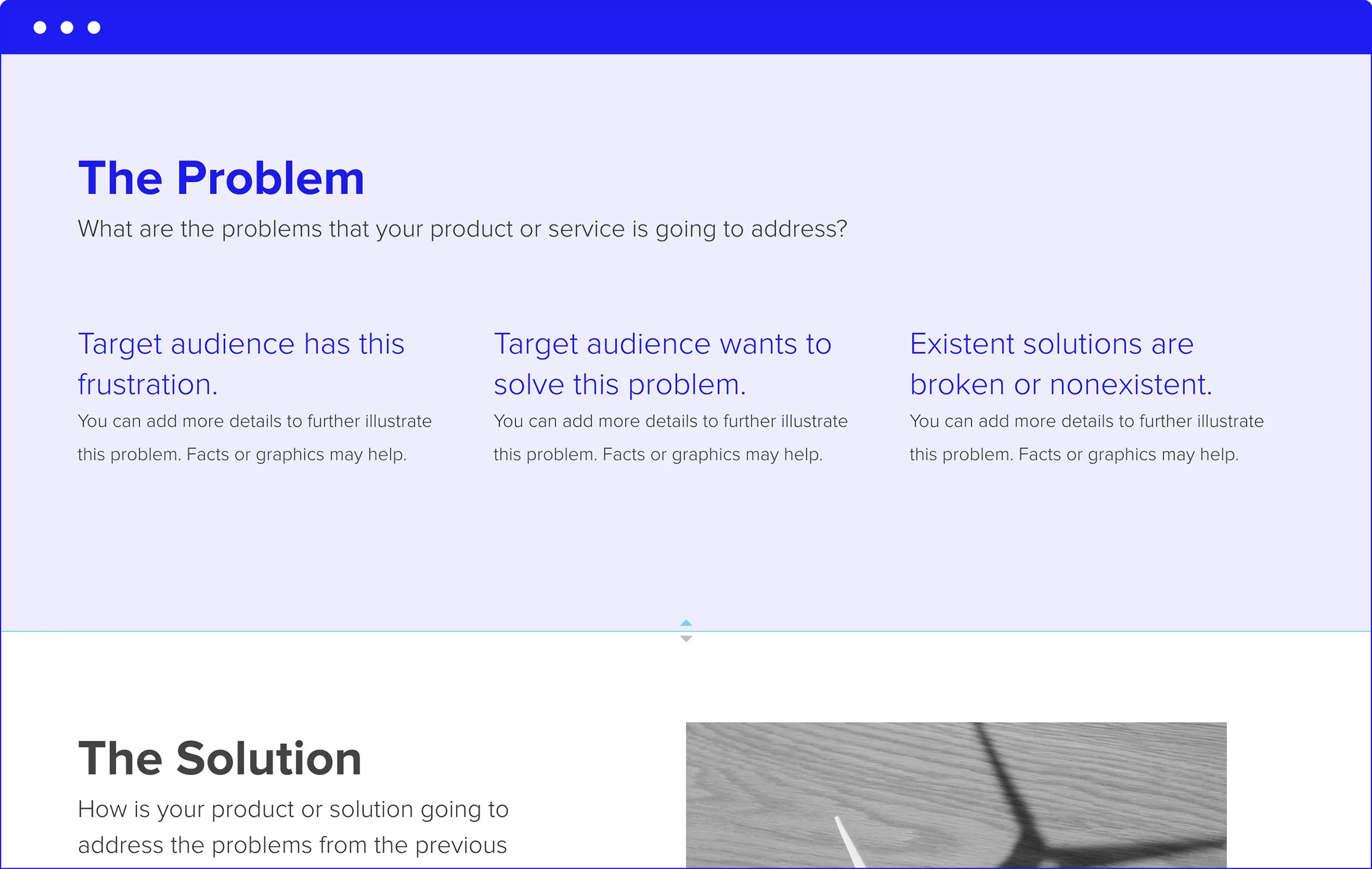 How To Create A Pitch Deck | The Problem