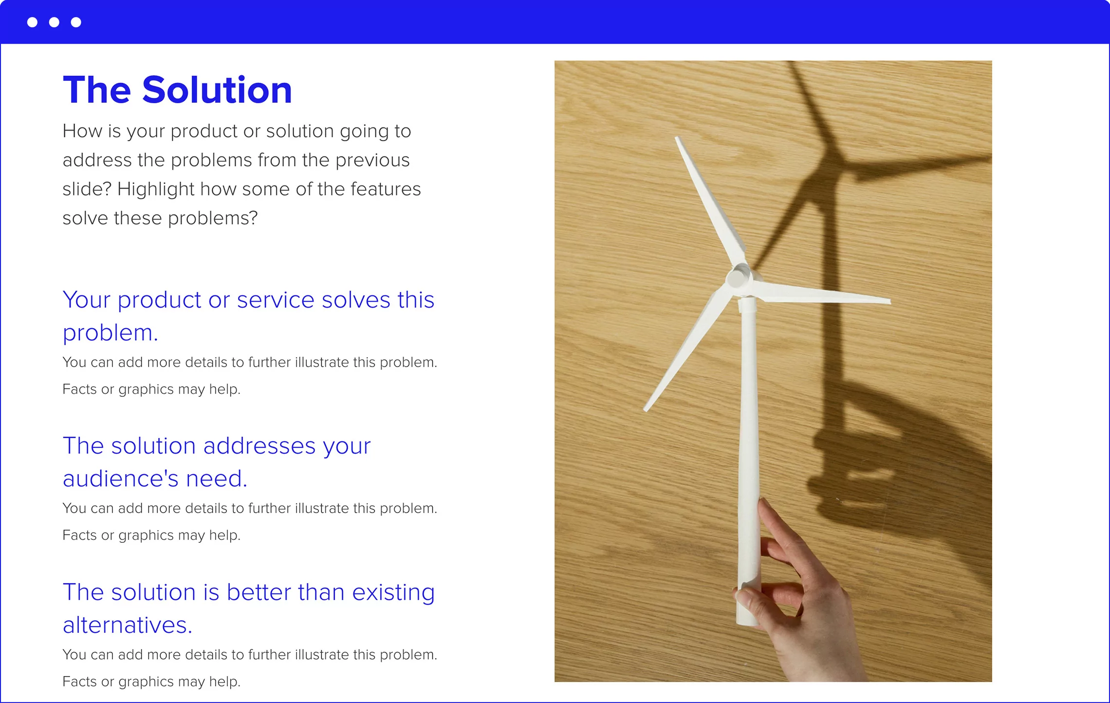 How To Create A Pitch Deck | The Solution
