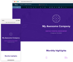 How To Write An Impactful Investor Updates Report