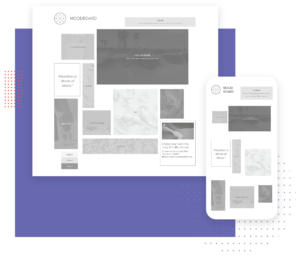 Landing Blank Mood Board