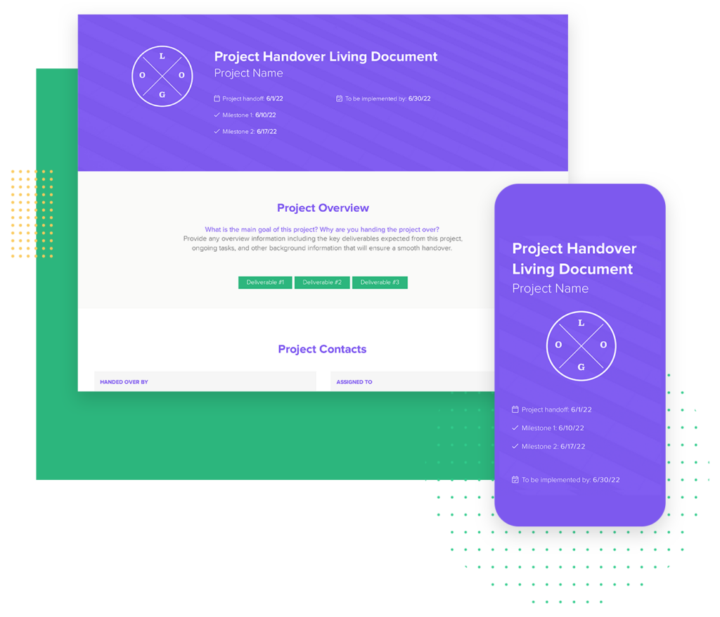 Landing Project Handover