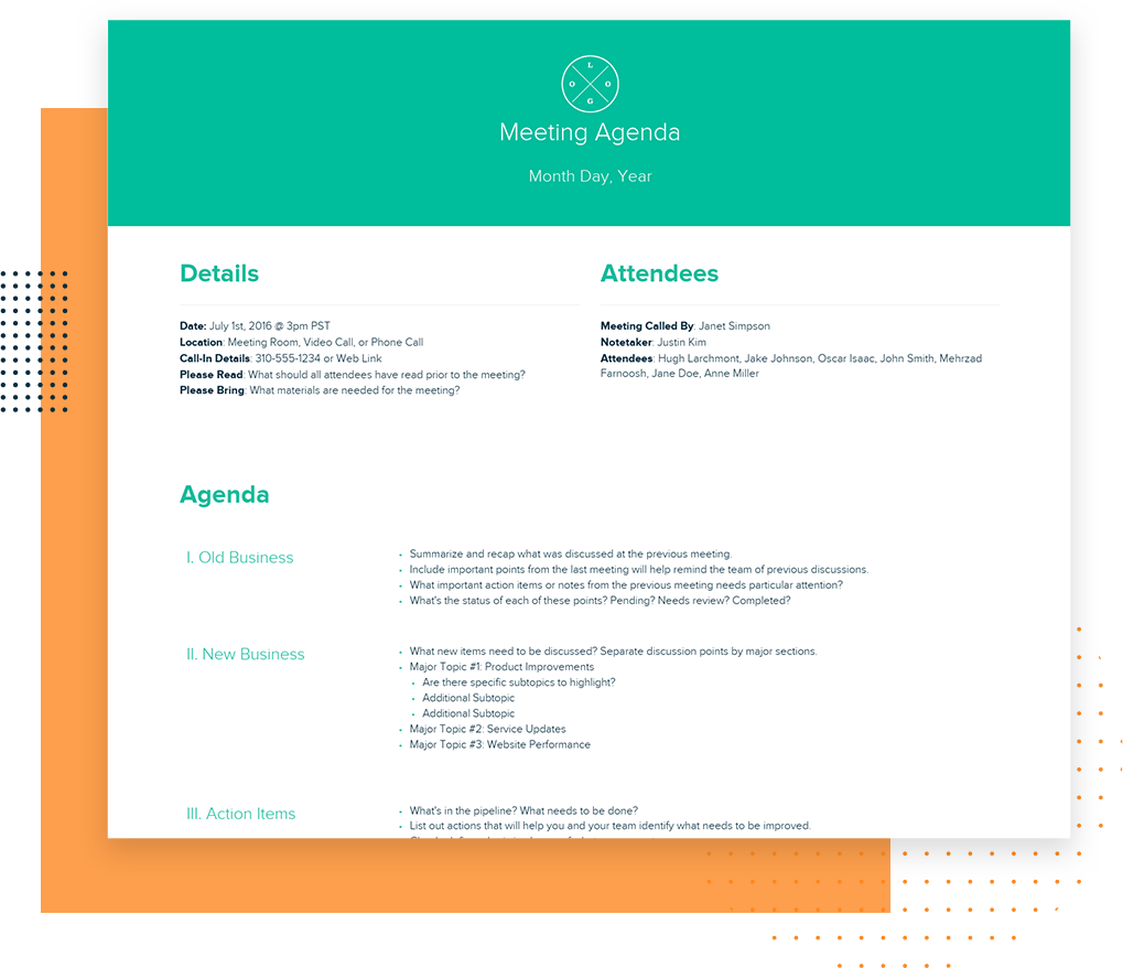 How To Prepare A Meeting Agenda | Xtensio | 2025