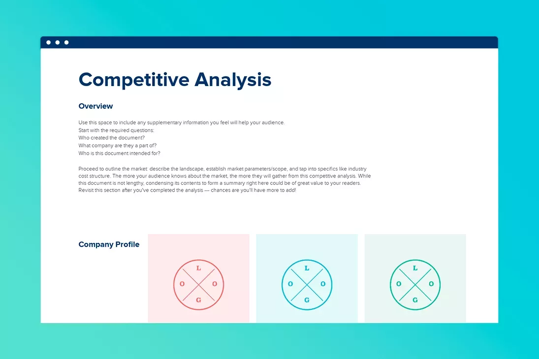 Competitive Analysis Template