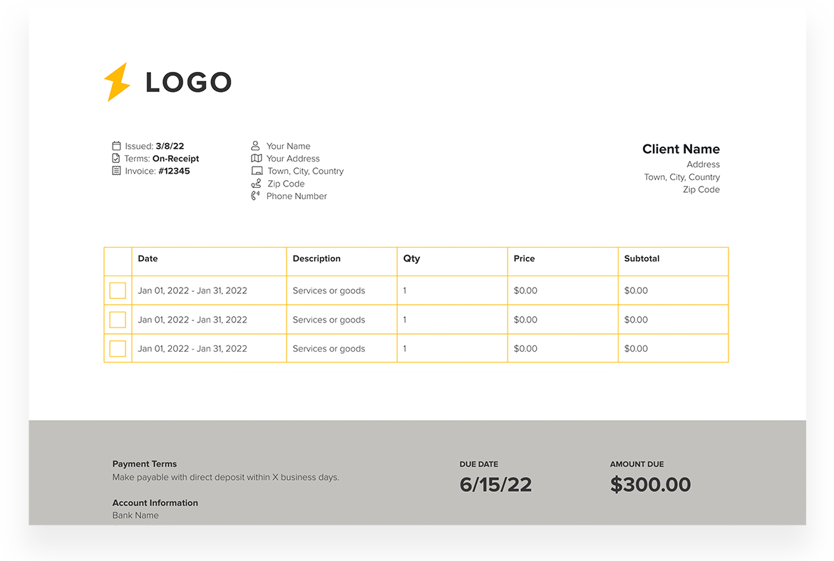 Invoice Minimal