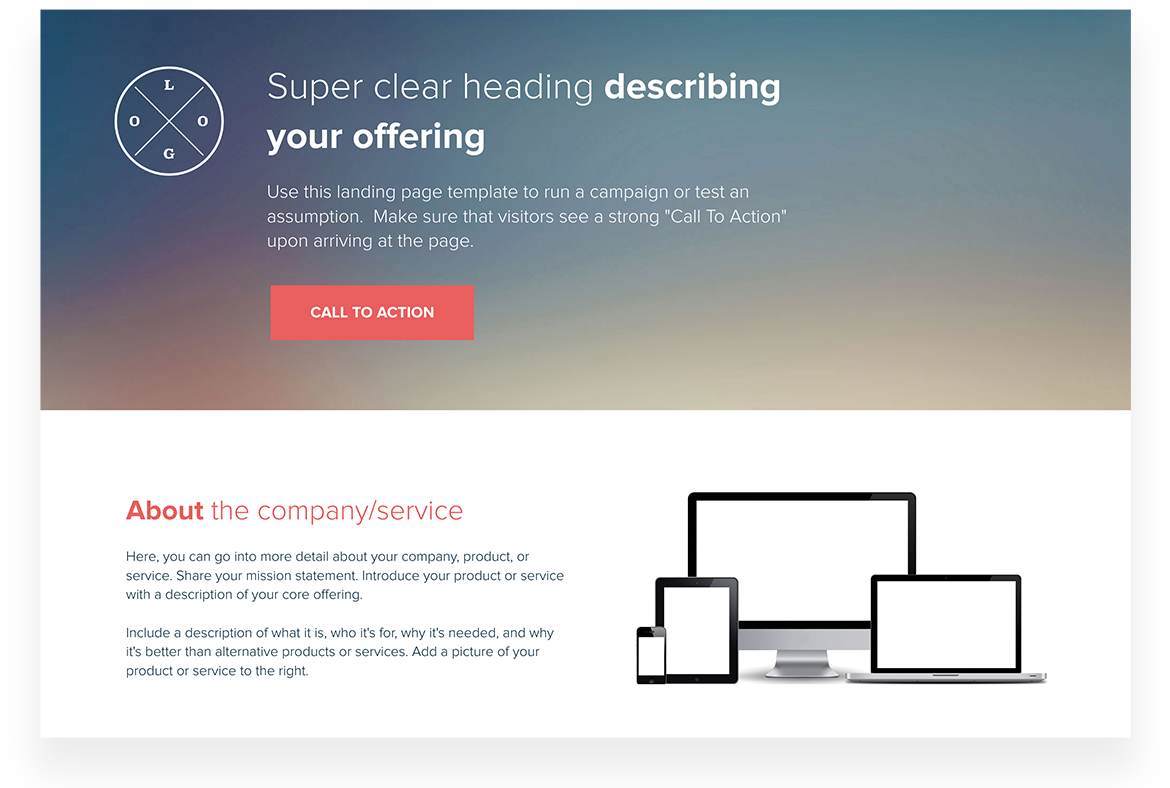 Landing Page