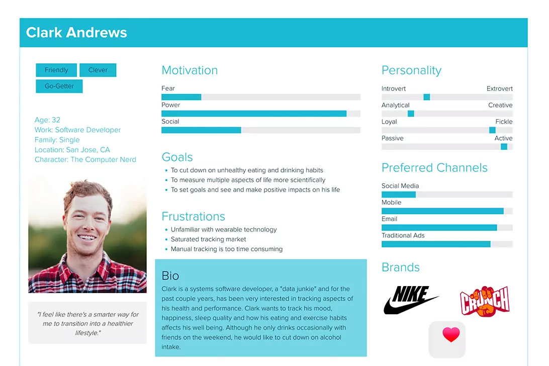 Competitive Analysis Example Software Delevoper Persona