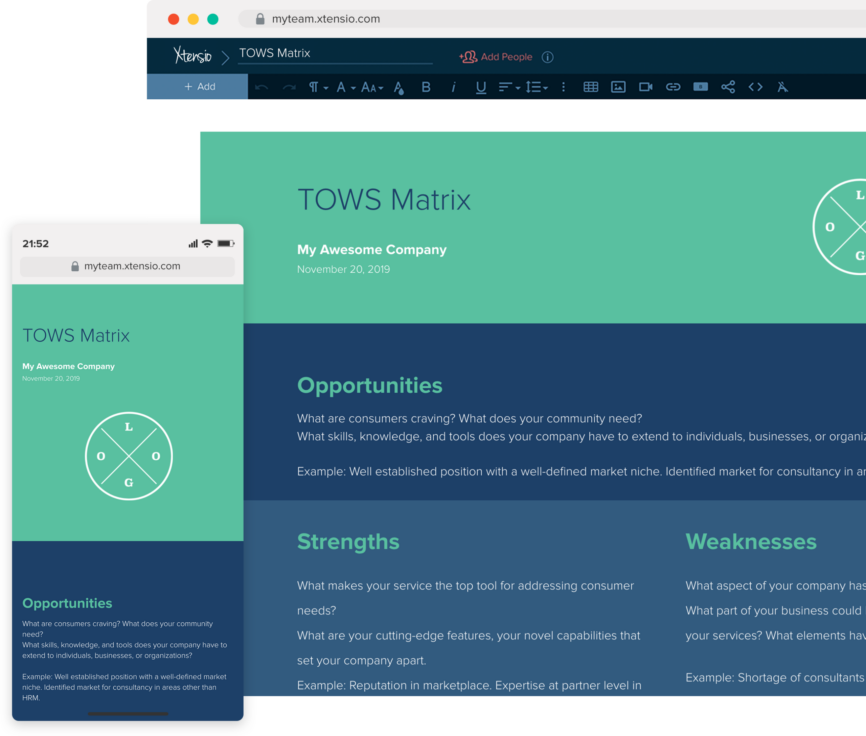 To Conduct A Tows Analysis To Put Your Swot Analysis Into Action