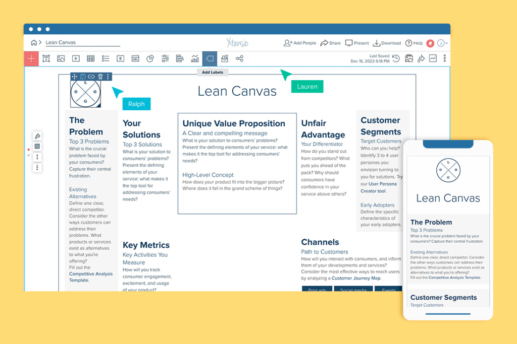 Lean Canvas Template